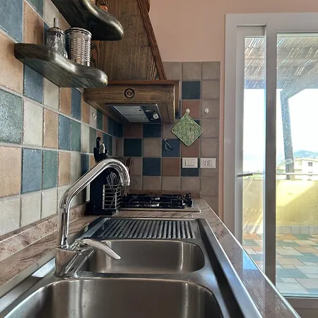 Attico Le Vele Con Vista Mare - Apartament Nebida